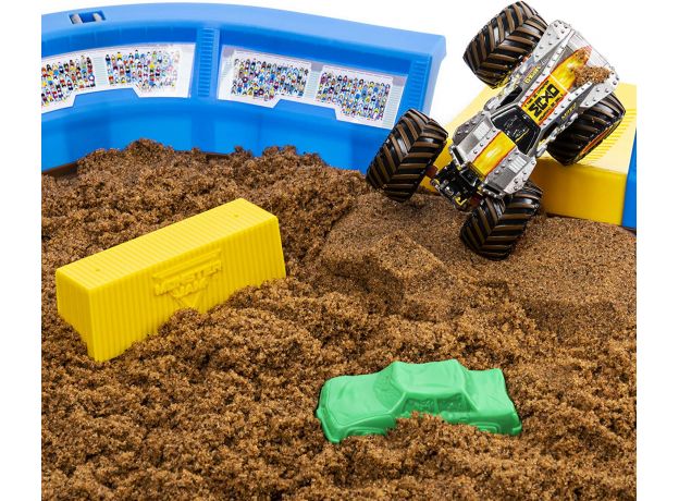 ست ماشین بازی Monster Jam Dirt همراه با Kinetic Sand, image 6