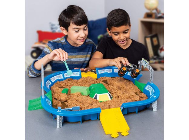 ست ماشین بازی Monster Jam Dirt همراه با Kinetic Sand, image 8