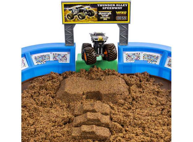 ست ماشین بازی Monster Jam Dirt همراه با Kinetic Sand, image 3