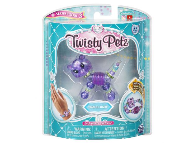 پک تکی دستبند درخشان Twisty Petz مدل Bangle Tiger, image 