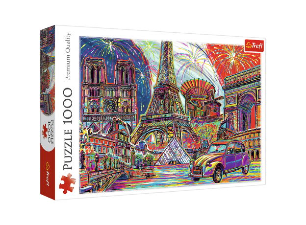 پازل 1000 تکه ترفل مدل رنگ‌های پاریس, image 