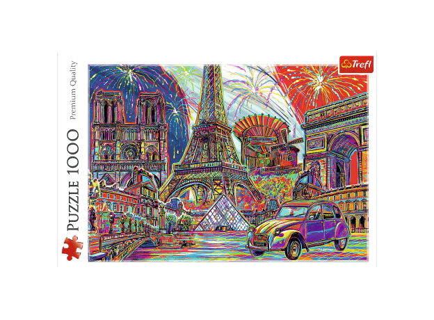 پازل 1000 تکه ترفل مدل رنگ‌های پاریس, image 2