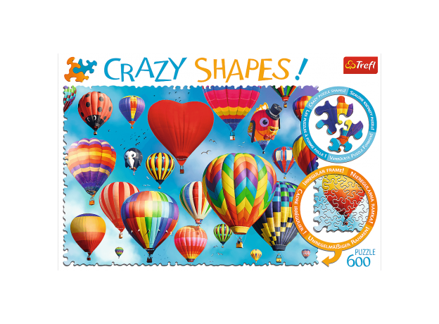 پازل 600 تکه ترفل مدل بالون های رنگی (Crazy Shapes), image 2