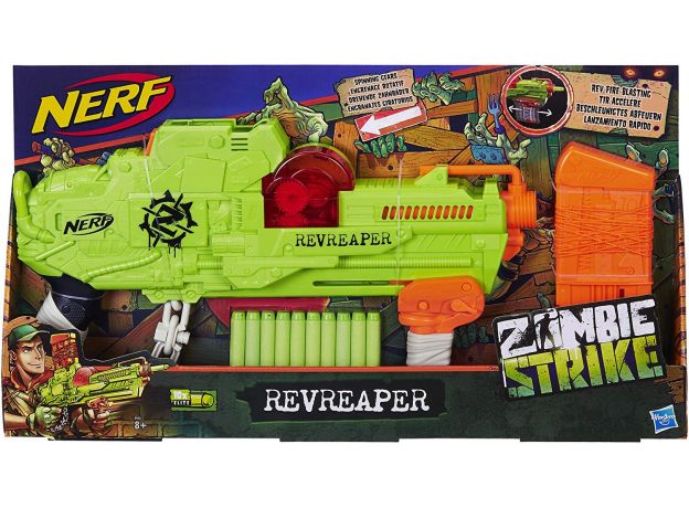 تفنگ نرف Nerf مدل Zombie RevReaper, image 