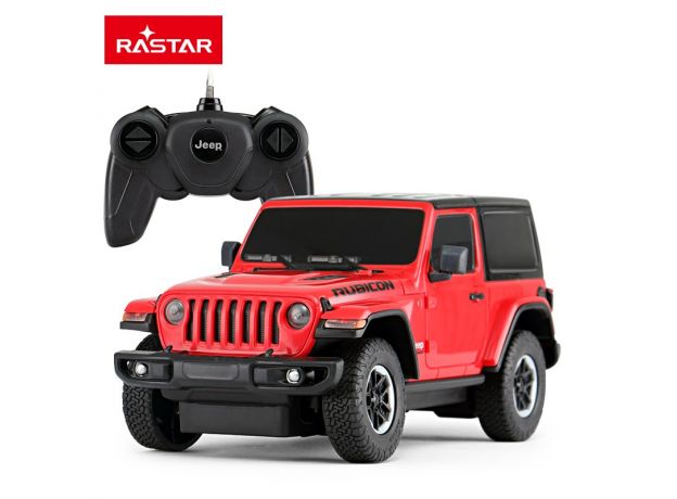 ماشین کنترلی جیپ Wrangler Rubicon قرمز راستار با مقیاس 1:24, تنوع: 79500-Red, image 