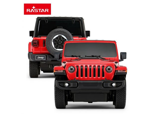 ماشین کنترلی جیپ Wrangler Rubicon قرمز راستار با مقیاس 1:24, تنوع: 79500-Red, image 4