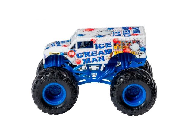 ماشین Monster Jam مدل Ice Cream Man با مقیاس 1:64 به همراه آدمک, image 2