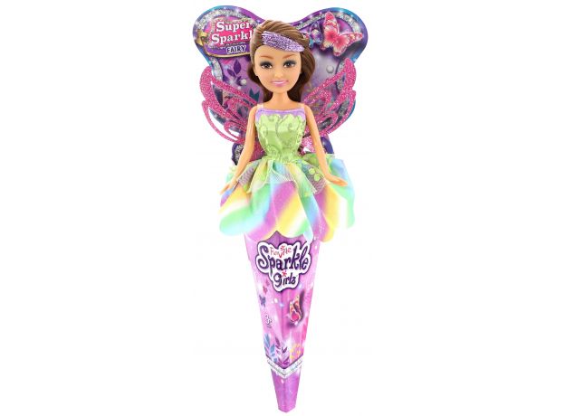 عروسک قیفی پری Sparkle Girlz مدل Fairy (با لباس سبز), image 2