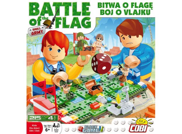 بلاک ساختنی کوبی مدل بازی گروهی Battle of The Flag, image 