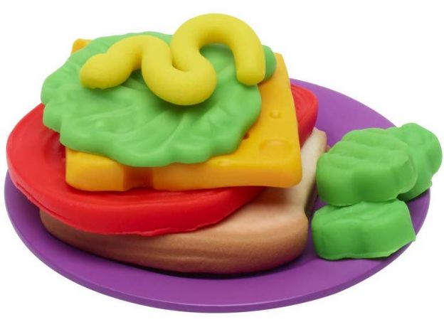 ست خمیربازی مدل دستگاه توستر Play Doh, image 8