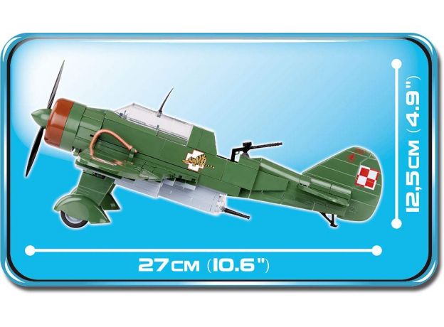 بلاک ساختنی کوبی مدل هواپیمای جنگنده PZL P-23B Karas, image 9