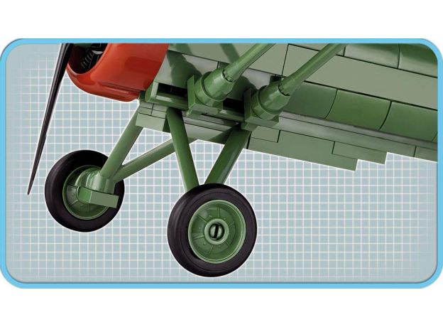 بلاک ساختنی کوبی مدل هواپیمای جنگنده PZL P.11C, image 8