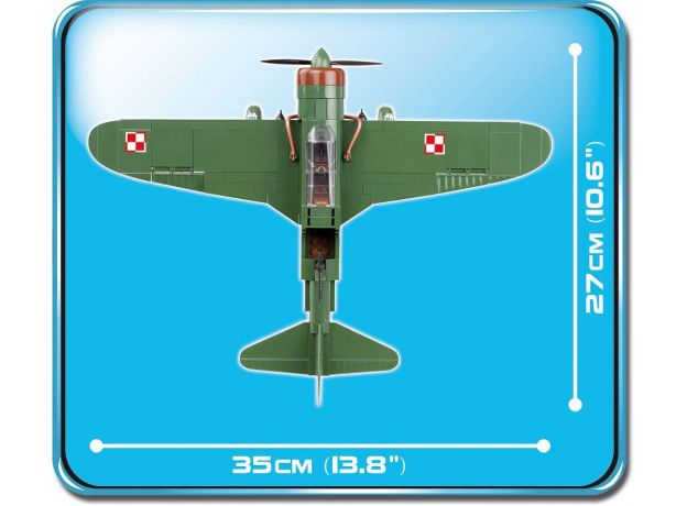 بلاک ساختنی کوبی مدل هواپیمای جنگنده PZL P-23B Karas, image 11