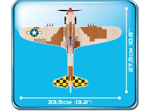 بلاک ساختنی کوبی مدل هواپیمای جنگنده Curtiss P 40, image 9