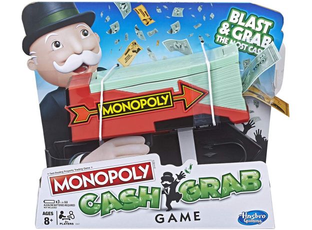 بازی تفنگ اسکناس مونوپولی Monopoly Cash Grab, image 