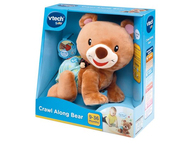 خرس موزیکال Vtech مدل Crawl Along Bear, image 2