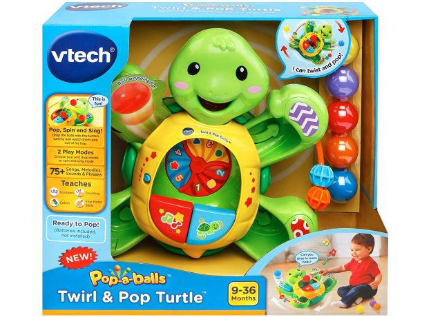 لاکپشت چرخان Pop Ball Vtech, image 