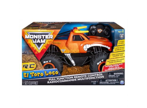 ماشین کنترلی Monster Jam مدل Toro Loco با مقیاس 1:15, image 