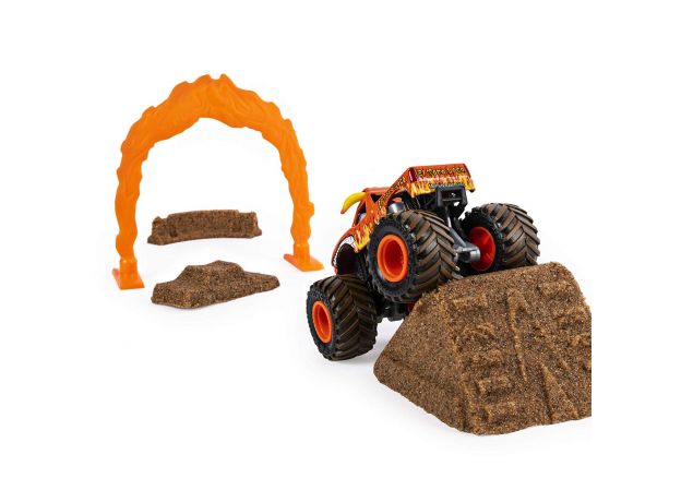 ماشین Monster Jam Dirt مدل El Toro Loco همراه با Kinetic Sand, image 5