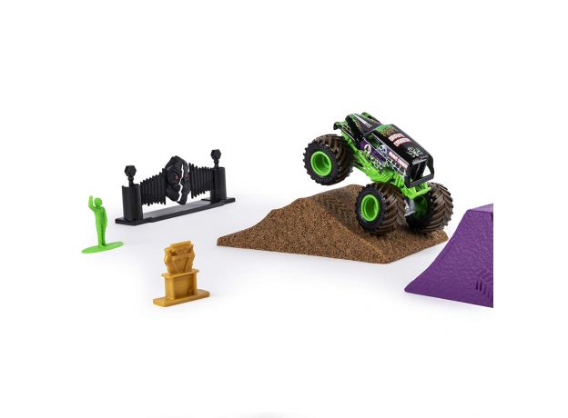 ماشین Monster Jam Dirt مدل Grave Digger همراه با Kinetic Sand, image 3