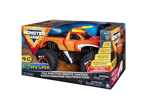 ماشین کنترلی Monster Jam مدل Toro Loco با مقیاس 1:15, image 2