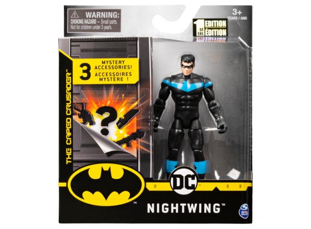 فیگور 10 سانتی نایت وینگ با 3 اکسسوری شانسی (Nightwing), image 