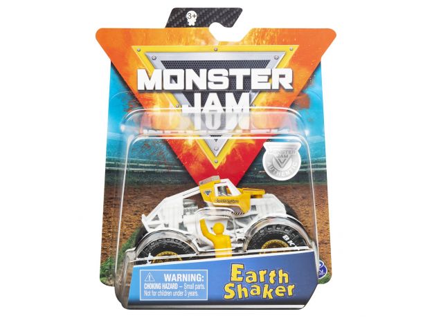 ماشین Monster Jam مدل Earth Shaker با مقیاس 1:64 به همراه آدمک, image 