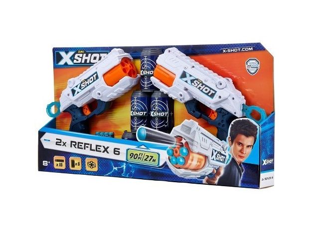 تفنگ دوقلو ایکس شات X-Shot مدل Reflex6, image 2