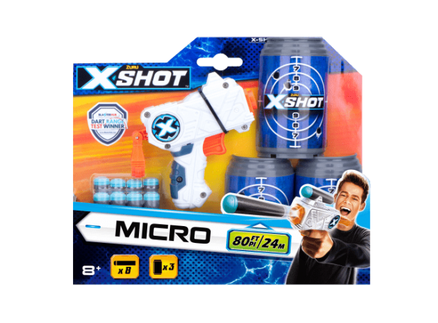 تفنگ ایکس شات X-Shot مدل Micro به همراه 3 هدف, image 