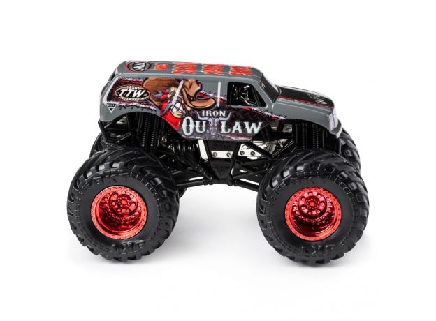 ماشین Monster Jam مدل Iron Outlaw با مقیاس 1:64 به همراه آدمک, image 4