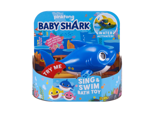ددی شارک شناگر Baby Shark (آبی), image 