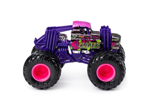 ماشین Monster Jam مدل Wild Flower با مقیاس 1:64 به همراه آدمک, image 3