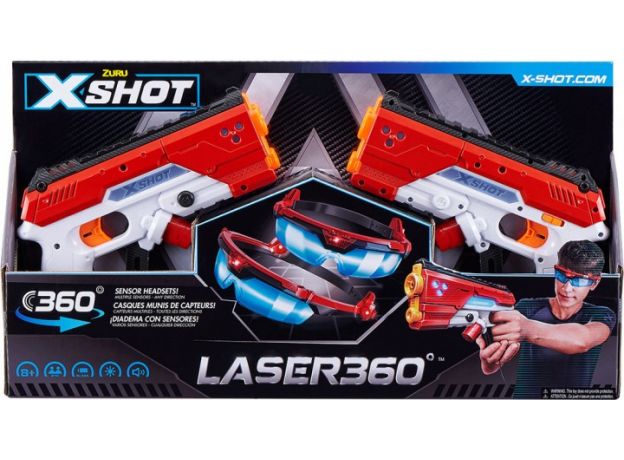 تفنگ دوقلو لیزری ایکس شات X-Shot, image 