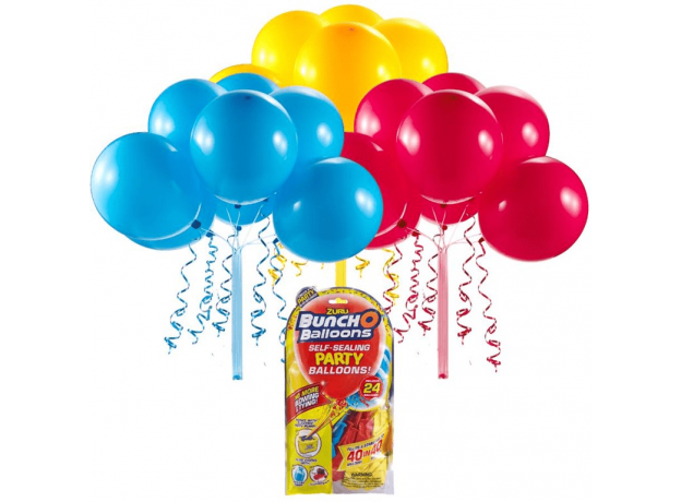 پک 24 تایی بادکنک بانچ و بالون Bunch O Balloons (زرد-آبی-قرمز), image 