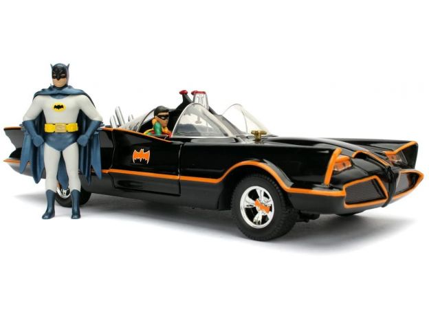 ماشین و فیگور فلزی بتمن (Batman 1966 Classic Batmobile), image 2
