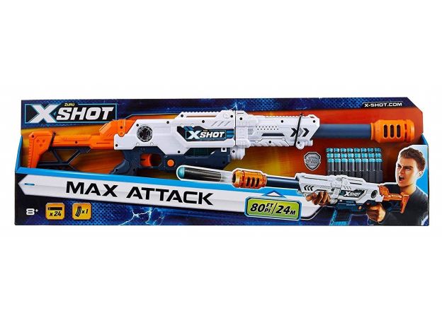 تفنگ ایکس شات X-Shot مدل Max Attack, تنوع: 3694 - White, image 