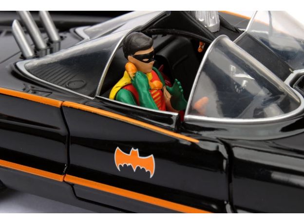ماشین و فیگور فلزی بتمن (Batman 1966 Classic Batmobile), image 4