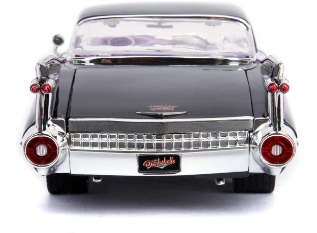 ماشین فلزی کادیلاک مدل 1959 Cadillac Coupe Deville و فیگور فلزی CatWoman با مقیاس 1:24, image 4