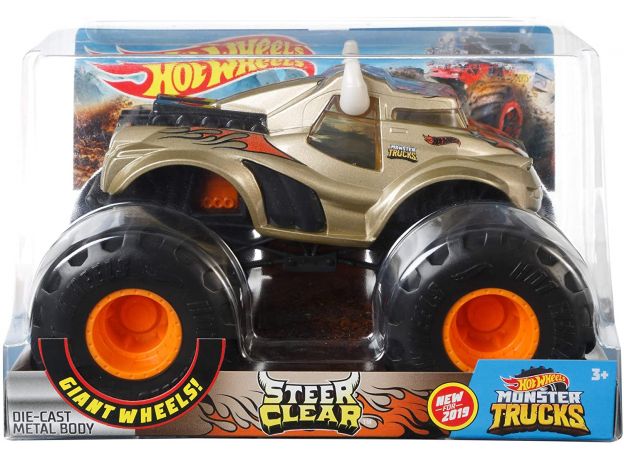 ماشین Hot Wheels مدل ( Steer Clear ) Monster Trucks با مقیاس 1:24, image 