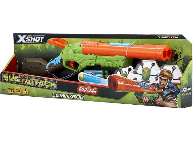 تفنگ ایکس شات X-Shot مدل Bugs Attack با 3 حشره و 8 تیر, image 2