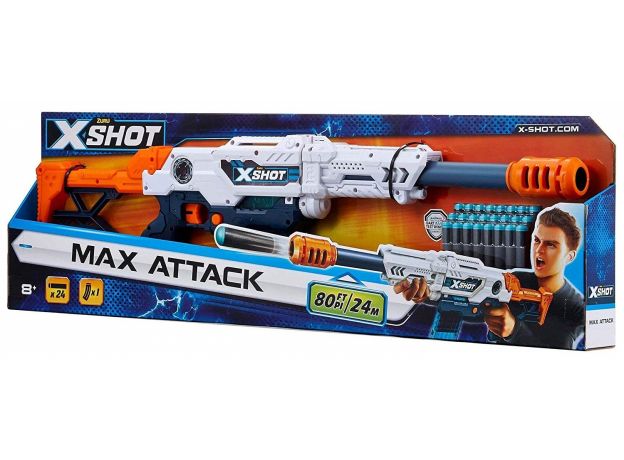 تفنگ ایکس شات X-Shot مدل Max Attack, تنوع: 3694 - White, image 2