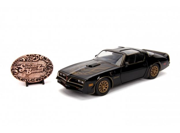 ماشین فلزی پونتیاک مدل 1977 Firebird به همراه نشان فلزی Smokey and the Bandit با مقیاس 1:24, image 9