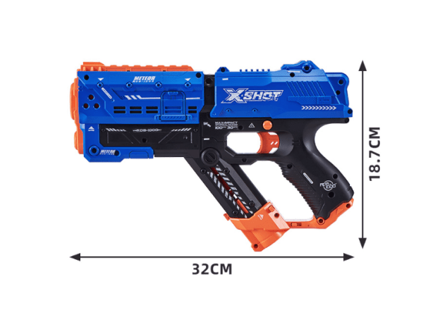 تفنگ اکس شات X-Shot Chaos مدل آبی Meteor, تنوع: 36282 - Blue, image 2