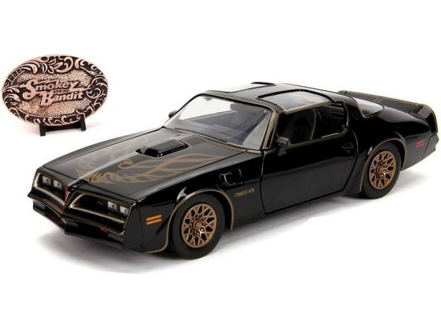 ماشین فلزی پونتیاک مدل 1977 Firebird به همراه نشان فلزی Smokey and the Bandit با مقیاس 1:24, image 8