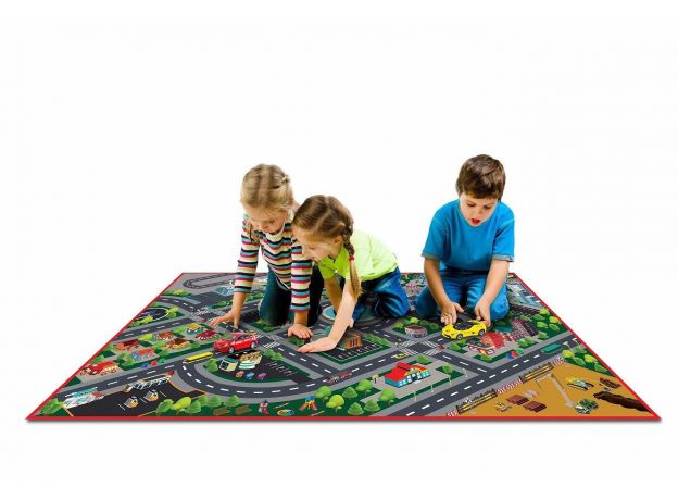 فرش بازی با طرح شهر, image 