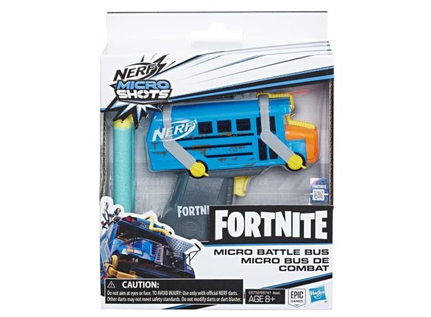 تفنگ نرف Nerf مدل Fortnite Micro Battle Bus, image 