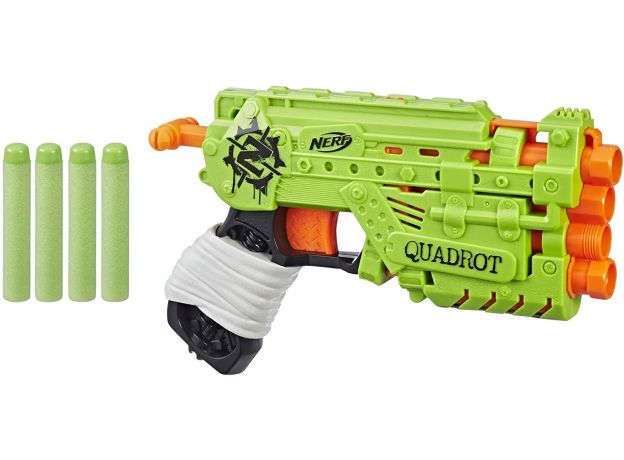 تفنگ نرف Nerf مدل Zombie Strike Quadrot, image 2