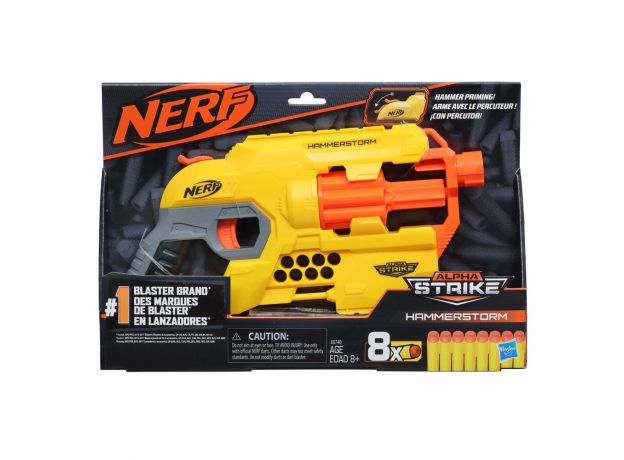 تفنگ نرف Nerf مدل Alpha Strike Hammerstorm مدل زرد, تنوع: E6748EU40-Yellow, image 