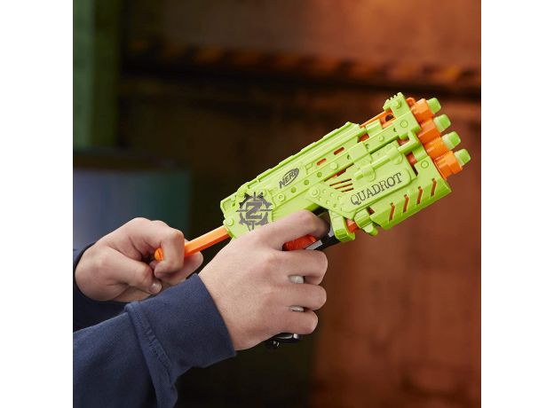 تفنگ نرف Nerf مدل Zombie Strike Quadrot, image 4