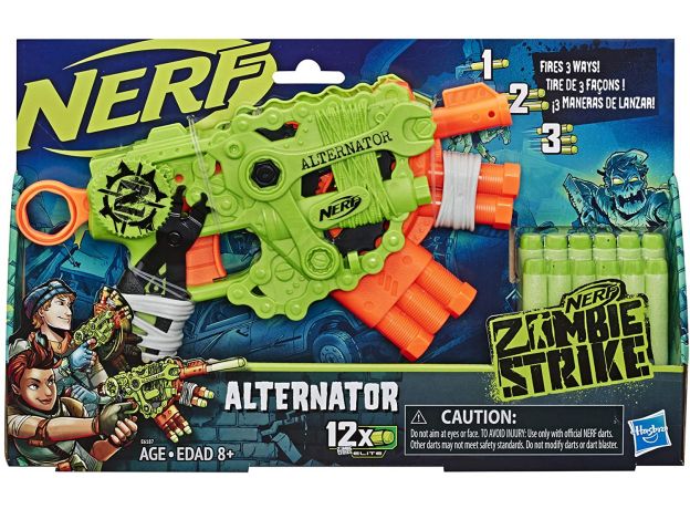 تفنگ نرف Nerf مدل Zombie Strike Alternator, image 